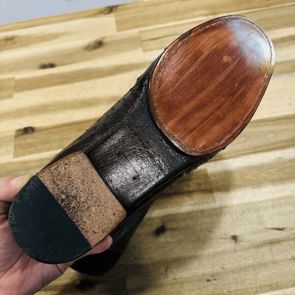 Mezlan Slip On Loafers Dress Shoe in Cognac Brown with New Handmade Soles